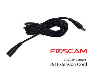 Power Extension Cord (3M) for Foscam 12-Volt IP Cameras