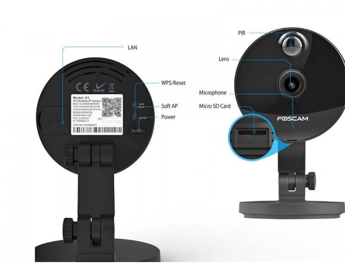 foscam microphone and speaker
