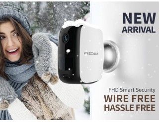 Foscam E1 Battery Powered Wireless Camera kit Free Cloud Recording