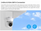 Foscam PD5 3K 5MP Outdoor PTZ WiFi IP Security Camera Dual-Band