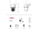 Foscam PD5 3K 5MP Outdoor PTZ WiFi IP Security Camera Dual-Band