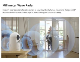 Foscam R8M 4K 8MP PTZ WiFi IP Security Camera Radar Human Detection