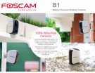 Foscam B1 Battery-Powered Wireless Camera for E1 System