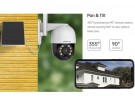 FOSCAM IP CAMERA B4 Solar + Battery PT Dome 4MP WiFi/Wired