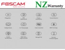 FOSCAM IP CAMERA G4P WiFi 4MP (2K) HUMAN DETECTION