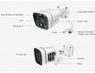 FOSCAM IP CAMERA V4EC 4MP Starlight IR LED Siren SpotLight (White)