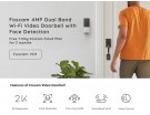 FOSCAM VD1 4MP DUAL BAND WI-FI 2K VIDEO DOORBELL