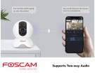 Foscam X5 QHD 2K 5.0MP Pan/Tilt Security IP Camera SD Card Slot